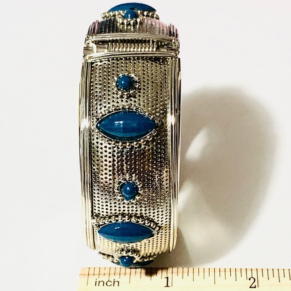 Boho Hinged Bangle Bracelet - Picture 3 of 6